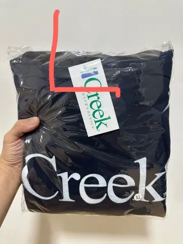 Creek L 네이비 후드티