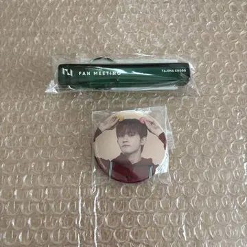 INI 타지마 쇼고 호텔 키링, 캔 배지
