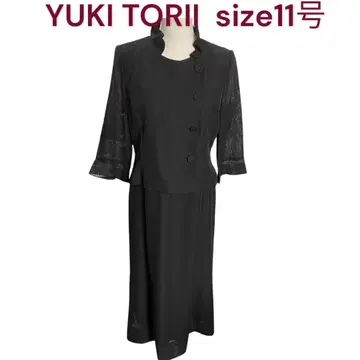 새상품급 유키토리이 상복 도킹 원피스 11호, L YUKI TORII