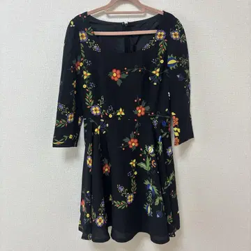 꽃무늬 플레어 원피스 S 사이즈 Cynthia Rowley