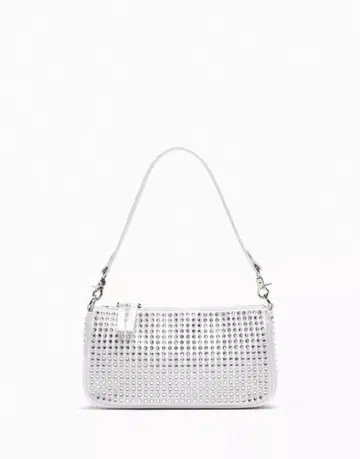 [ 새상품 ] Zara 큐빅 샤이니 백