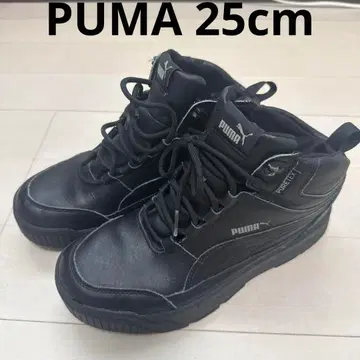푸마 PUMA 25cm 하이컷 스니커즈 블랙
