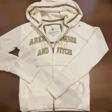 Abercrombie and Fitch 후드 부착 후드티 M 화이트
