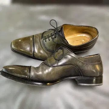 Francesco Benigno. 다크 브라운 가죽 드레스 슈즈