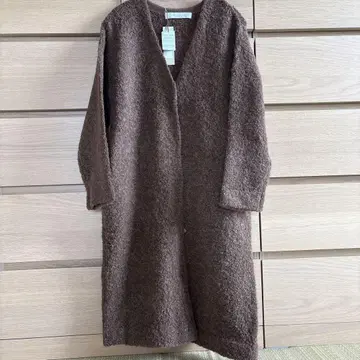 니트 롱 가디건