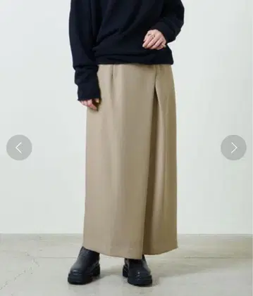 MARW UNITED ARROWS / 프론트 턱 스커트