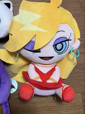 New PANTY & STOCKING 앉은 봉제 인형 팬티