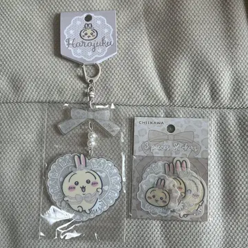 치이카와 GO!HARAJUKU 아크릴 키링 & 스티커 토끼
