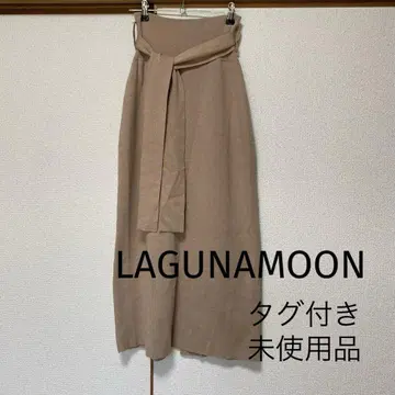 LAGUNAMOON 하이 트위스트 니트 타이트 스커트 라그나문 새상품