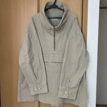 plage R'IAM 하프 지퍼 풀오버 블루종