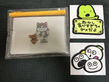 톰과 제리전 니시무라 유우지 콜라보 파우치 난쟁이 카파 코스터