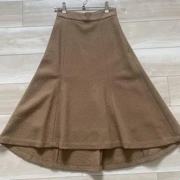 Plage 카멜 플레어 스커트 34