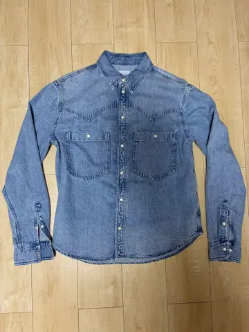 ZARA 라이트 블루 데님 셔츠 S