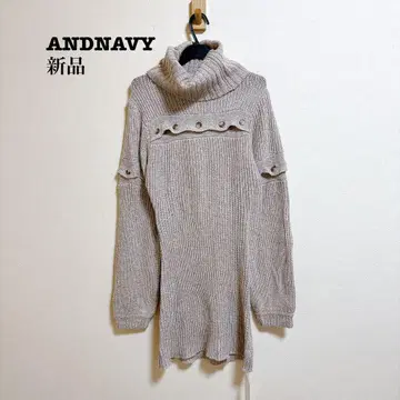 새상품 완판템 앤드마리 ANDMARY 시에나 니트 미니 드레스