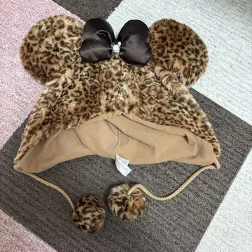 레오파드 무늬 팬캡