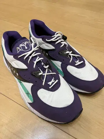 [ 새상품 ] Saucony 보라색/화이트/그린 남성용 스니커즈