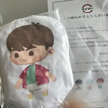 스시로 인더썸 콜라보 당선품 쿠션 BTS JIN 진
