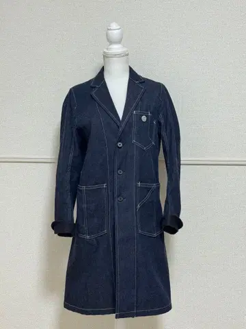 SCYE BASIC 데님 체스터 코트 38size