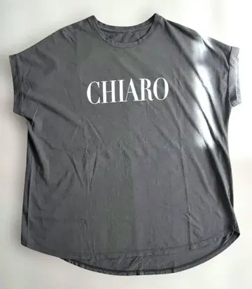 MICA & DEAL CHIARO 로고 T셔츠 그레이