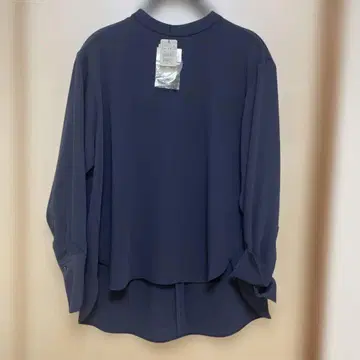 택 포함 새상품 YORT 다크 블루 긴팔 셔츠