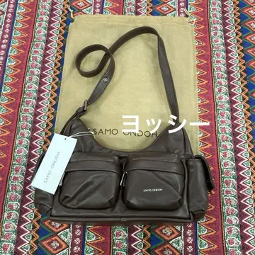 SAMO ONDOH 브라운 숄더백 M
