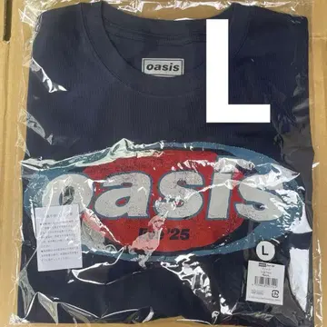 즉시 완판 L 사이즈 Oasis live'25 티셔츠 Navy