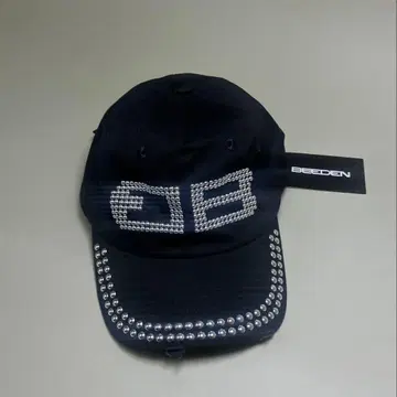 BEEDEN BD 스터드 데미지 캡 블랙 25SS 새상품