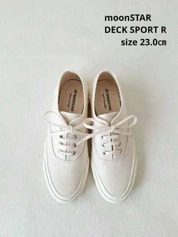moonSTAR DECK SPORT R 스니커즈 내추럴 23.0cm