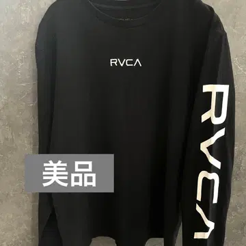 RVCA 블랙 롱 T