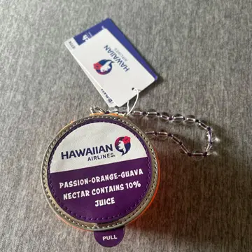 택 포함 새상품 HAWAIIAN AIRLINES 하와이안 항공 참 파우치