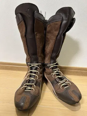 Puma 브라운 부츠 스웨이드