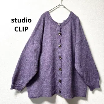 studio CLIP 백리본 가디건