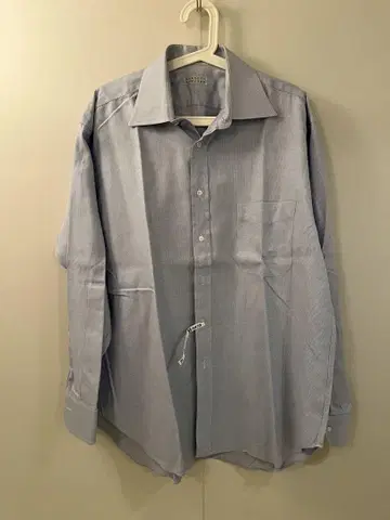 BARNEY'S NEW YORK [ XL ] 색스 블루 드레스 셔츠