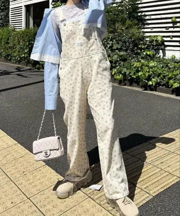 Alley Tokyo 다양한 패턴 살로펫 아이보리