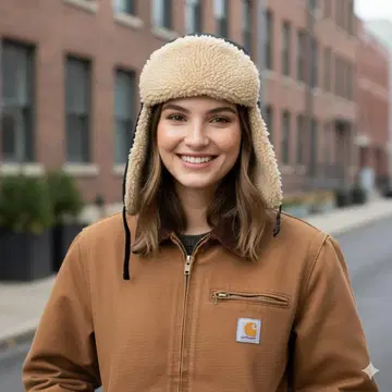 칼하트 Madison Logo Cap 플라이트 캡 블랙 가을/겨울
