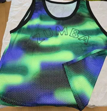 미사용 새상품 ZUMBA 메쉬 탱크탑 XL
