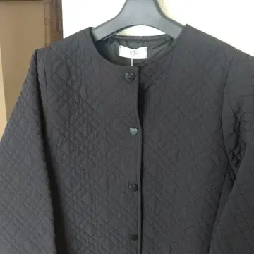 Myu 퀼팅 자켓 프릴 포함