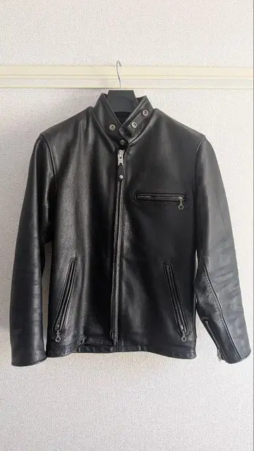 Schott 싱글 라이더 블랙 36