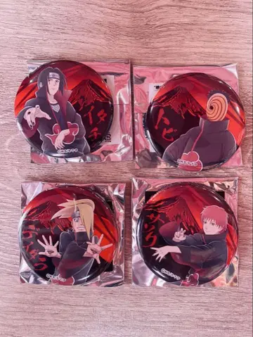NARUTO 후지큐 아카츠키 모듬 캔뱃지 컴플리트