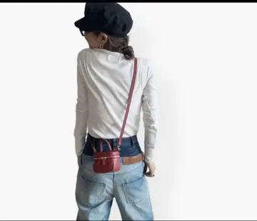 chiiiibag 마이크로 베니티 이세탄 red 새상품급