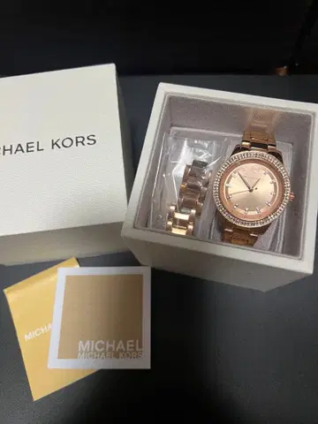 MICHAEL KORS 로즈 골드 시계