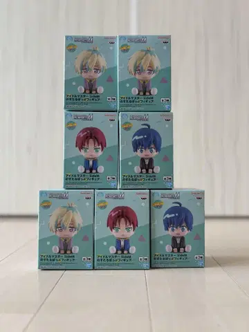 아이돌 마스터 SIDEM 노스탈팝 캐릭터 피규어 7개 세트