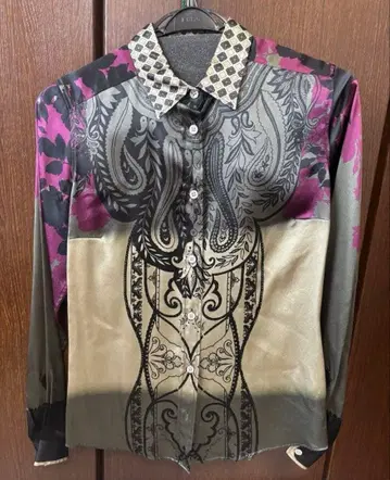 ETRO 다색 프린트 셔츠 38