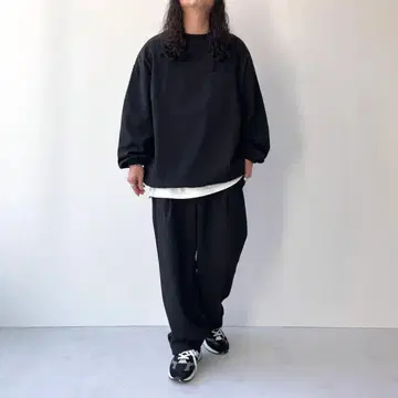 낫토 프리미엄 슬랩 세트 업 / 블랙