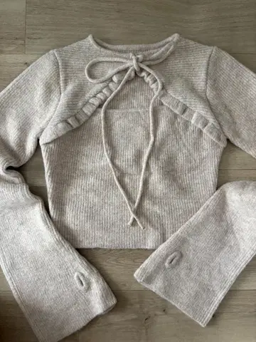 ANDMARY Anita ribbon knit tops
