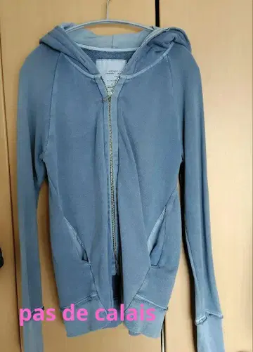 파드칼레 파란색 지퍼 후드티