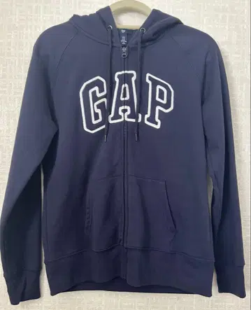 GAP 지퍼 후드티 네이비