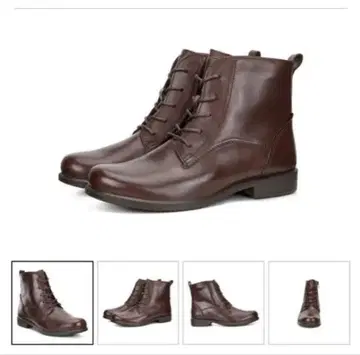 ECCO Touch 25 브라운 37 23.5cm 레이스업 부츠