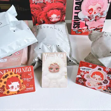 SKULLPANDA 3종 세트 봉제 인형