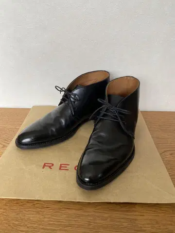 REGAL 리갈 708R 24 1/2 처카 부츠 블랙